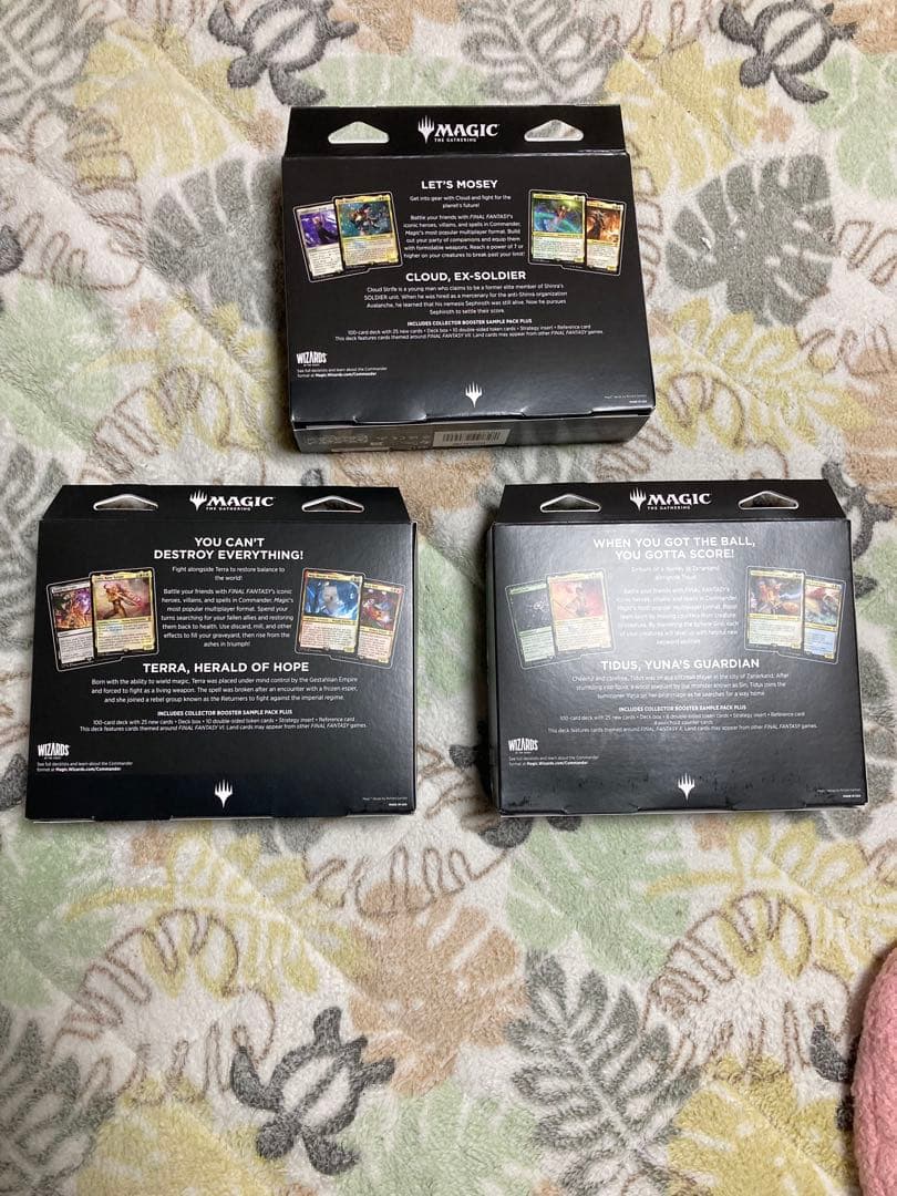 MTG FINAL FANTASY 統率者デッキ3種セット　英語版