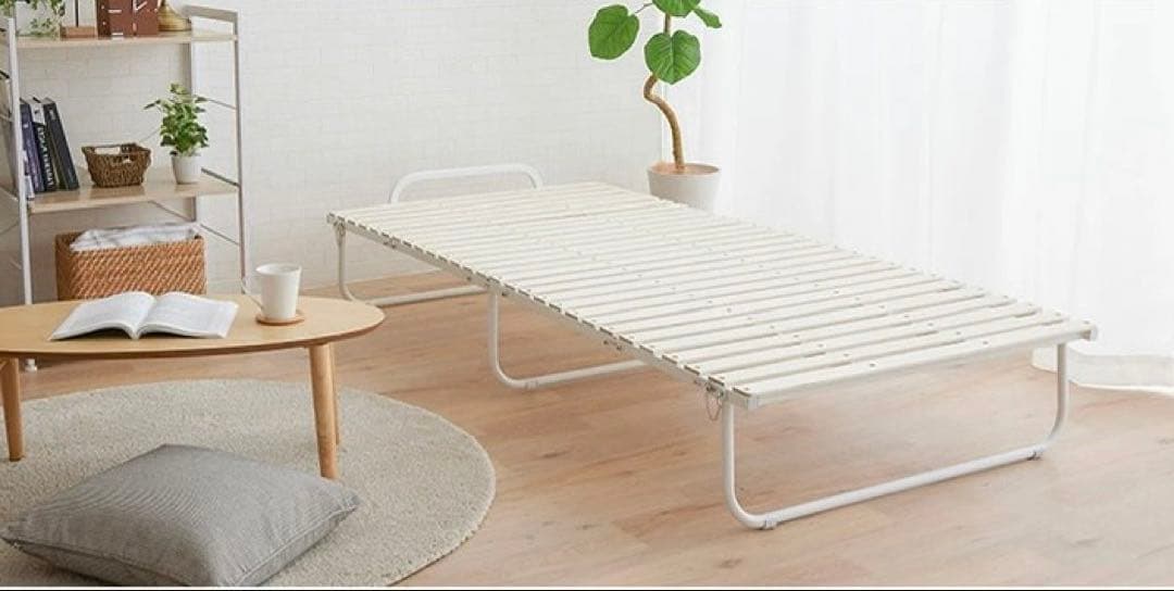 エムール　折りたたみすのこベッド　4つ折り