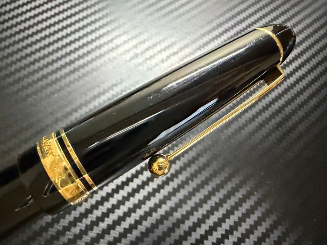 極美品 パイロット カスタム 742 ブラック M 中字 万年筆