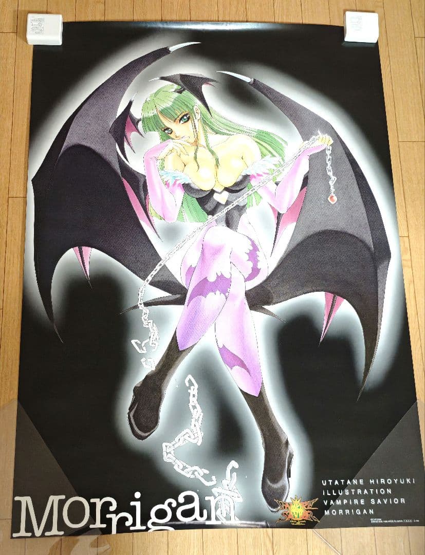 うたたねひろゆき　ヴァンパイアセイヴァー　モリガン・リリス　ポスター　B1サイズ
