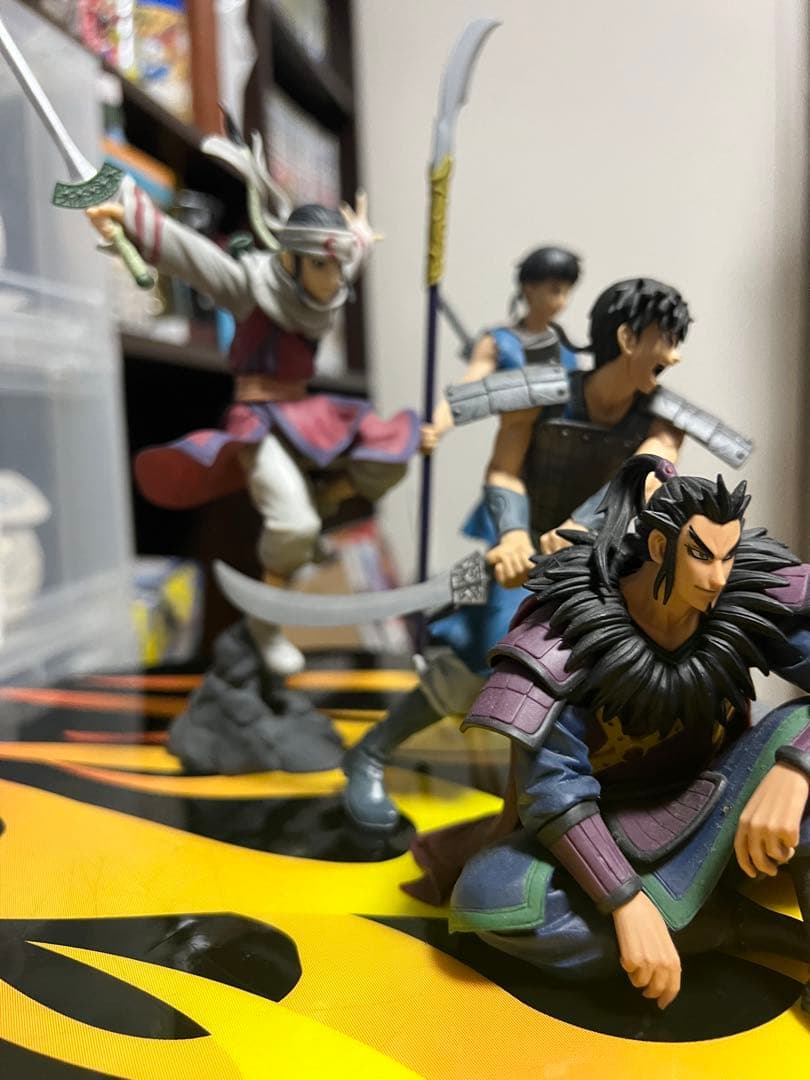 信　羌瘣　桓騎　キングダム　フィギュア 4体セット　クリエイター✖️クリエイター