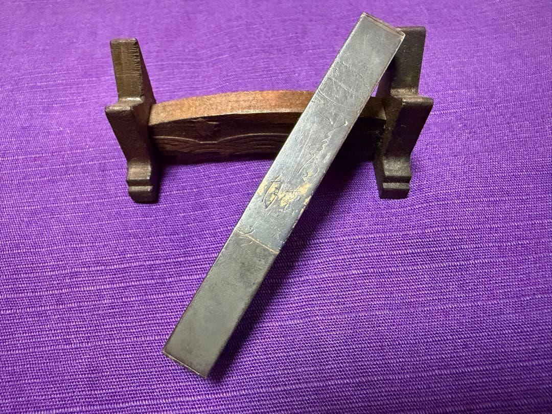 珍品　銀製　幕末明治頃　楊枝入れ　絡繰　香筒？　精密和歌毛彫（根付茶器香道香炉