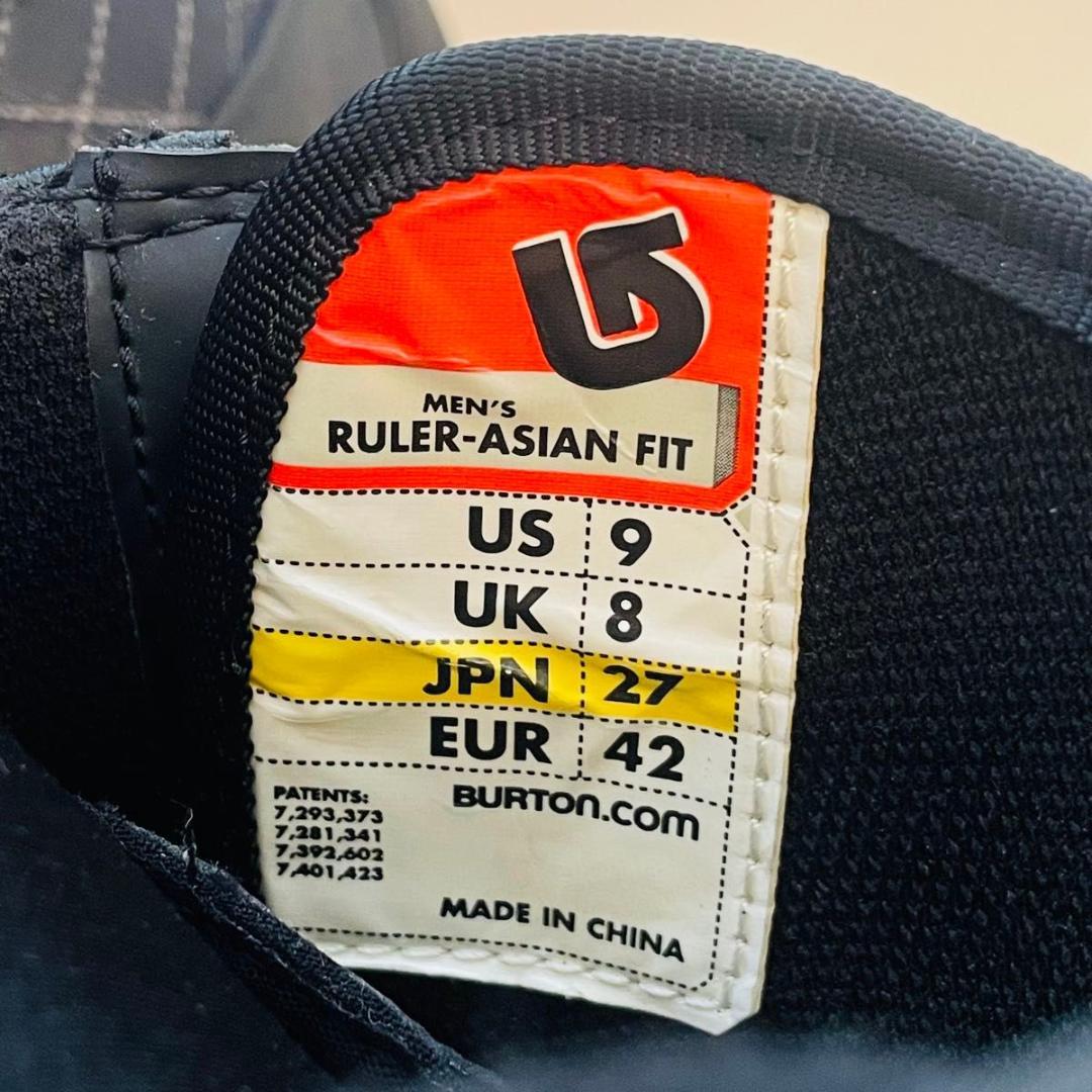 Burton RULER-ASIAN FIT スノーボードブーツ 27cm