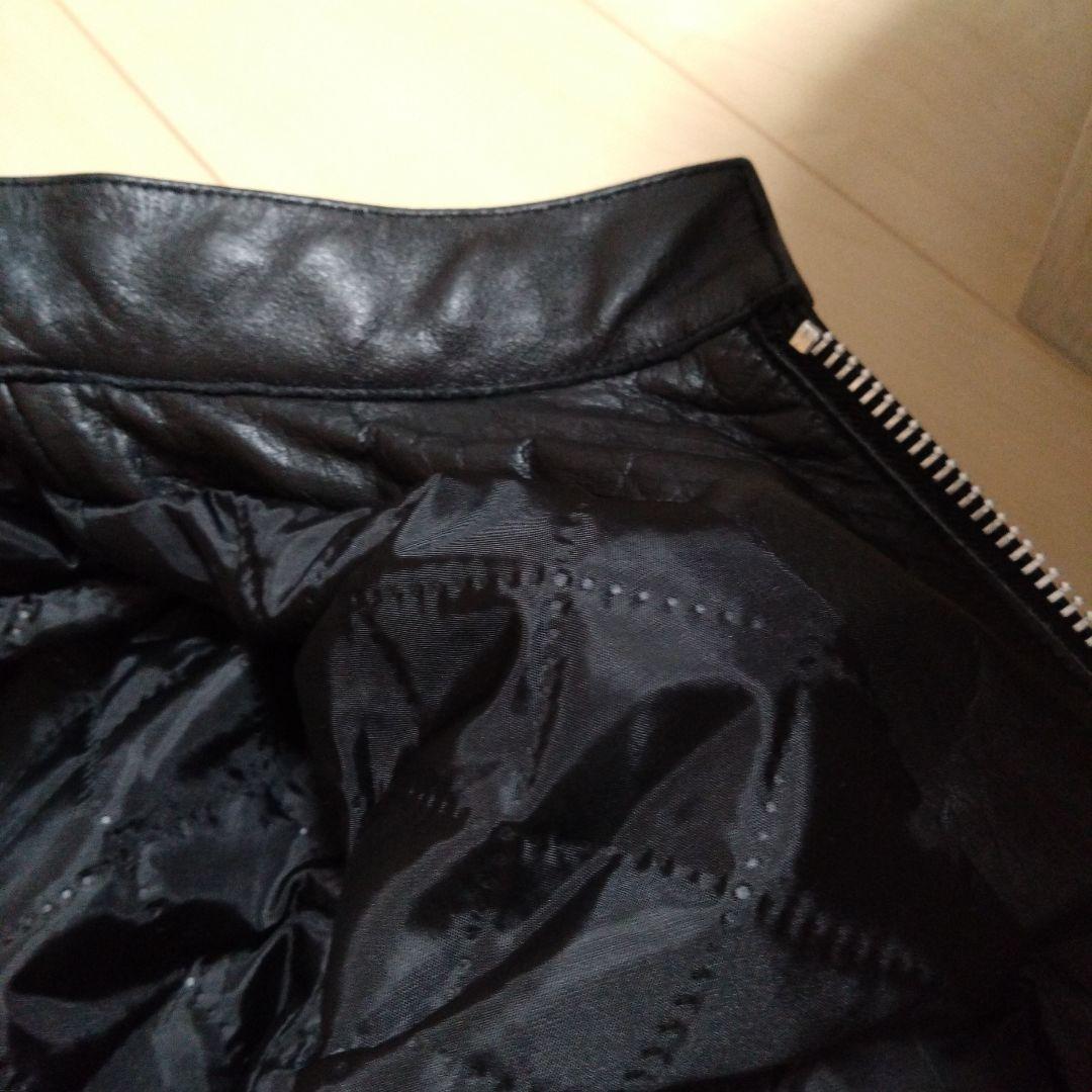 ホーンワークス　ブラックレザージャケット シングルライダース　xl