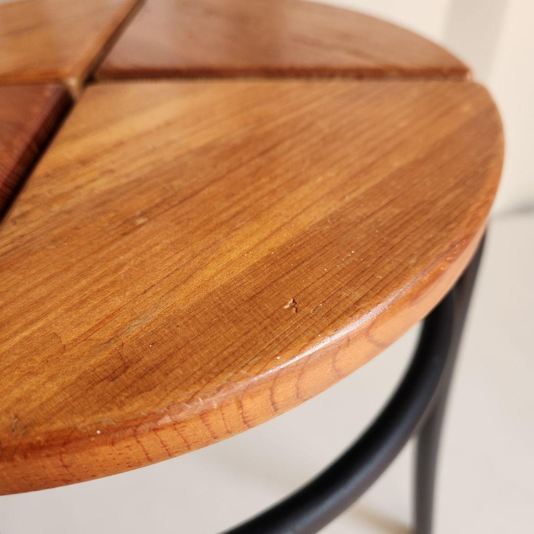 廃盤　希少モデル　IKEA AGNE スツール　椅子　パイン無垢材