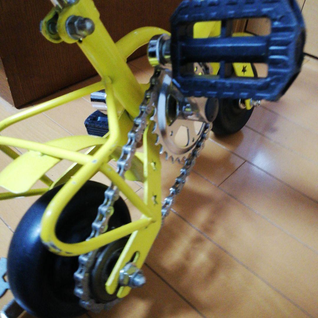 限定お値下げミニサイクル　まめチャリ　イエロー　ミニ自転車 NEHAO