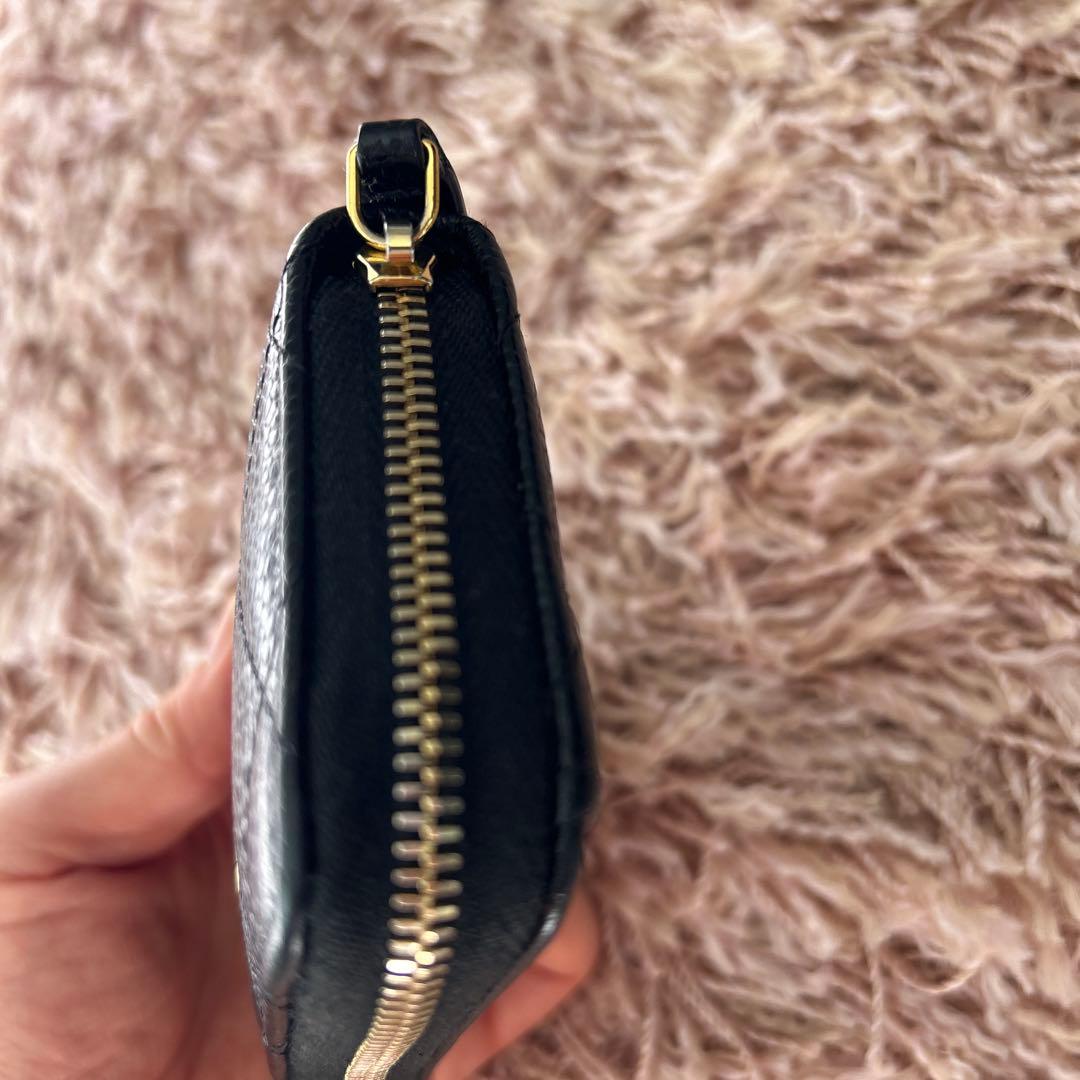 CHANEL 正規品　マトラッセ　ゴールド金具パース　ケース小銭入れ