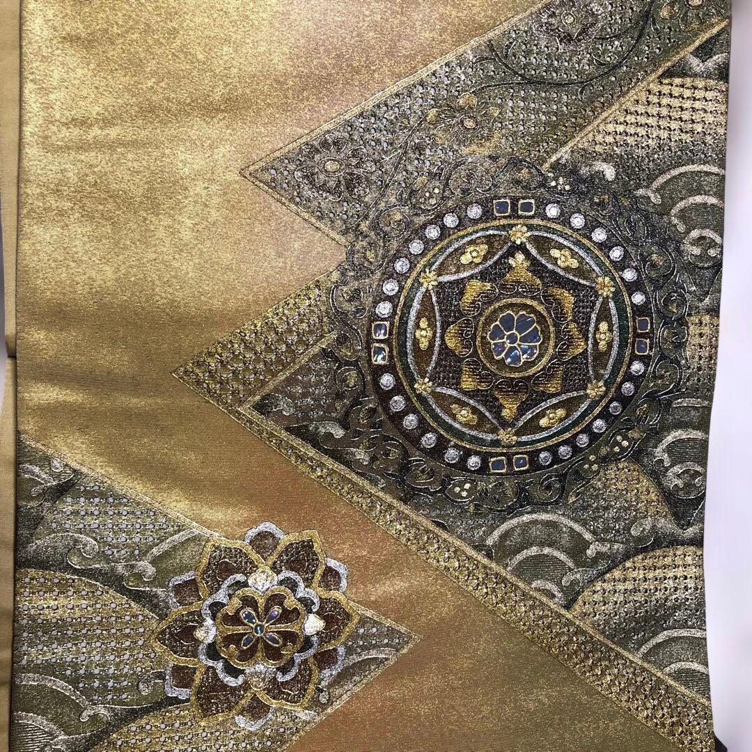 東京 さが美 袋帯 金色・銀色