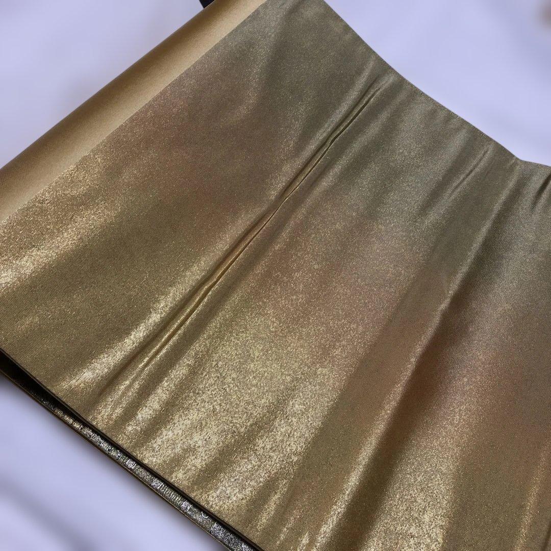 東京 さが美 袋帯 金色・銀色