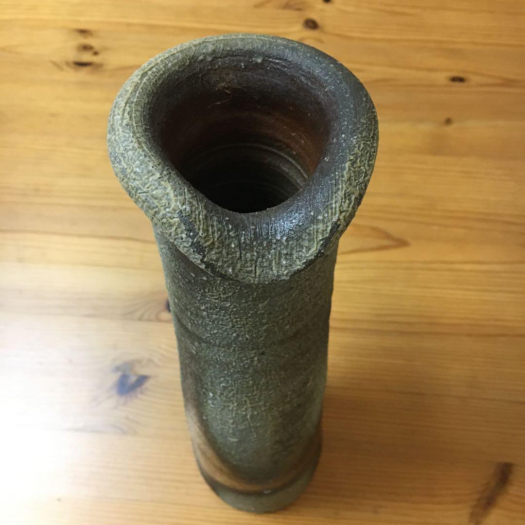 BEN COHEN/ベン・コーエン越前窯変手付花瓶「あくび」