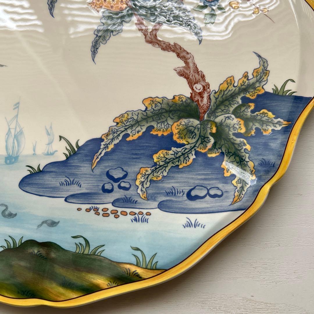 GIEN ジアン　カリブ　廃盤　レア　ケーキプレート　未使用　フランス　皿