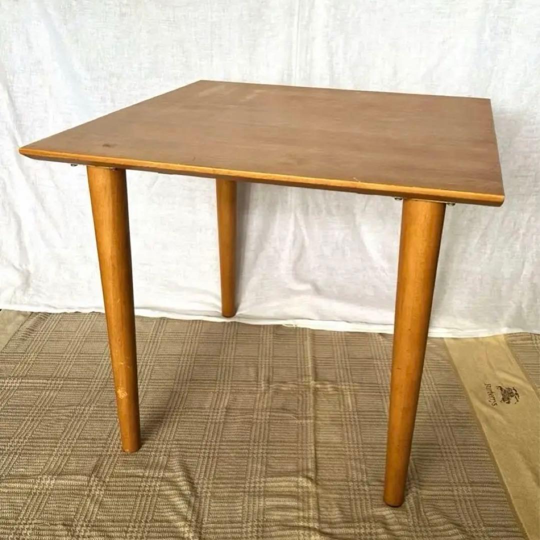 【アンティーク】北欧レトロ 天然木 ダイニングテーブル コーヒーテーブル 古家具