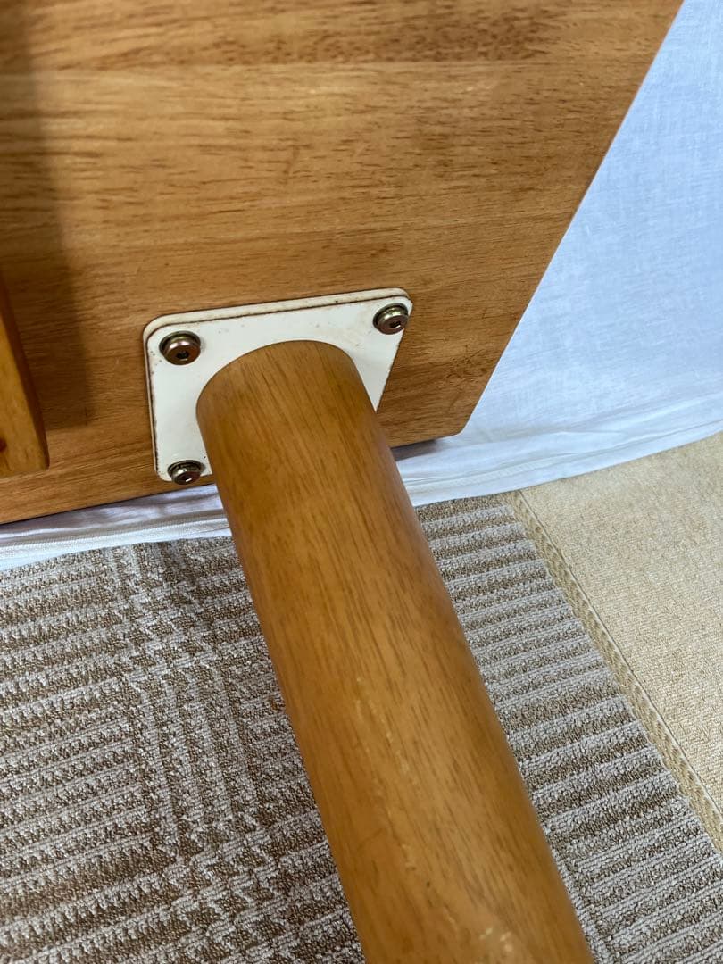 【アンティーク】北欧レトロ 天然木 ダイニングテーブル コーヒーテーブル 古家具