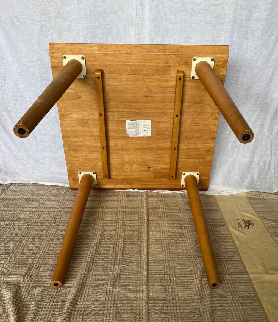 【アンティーク】北欧レトロ 天然木 ダイニングテーブル コーヒーテーブル 古家具