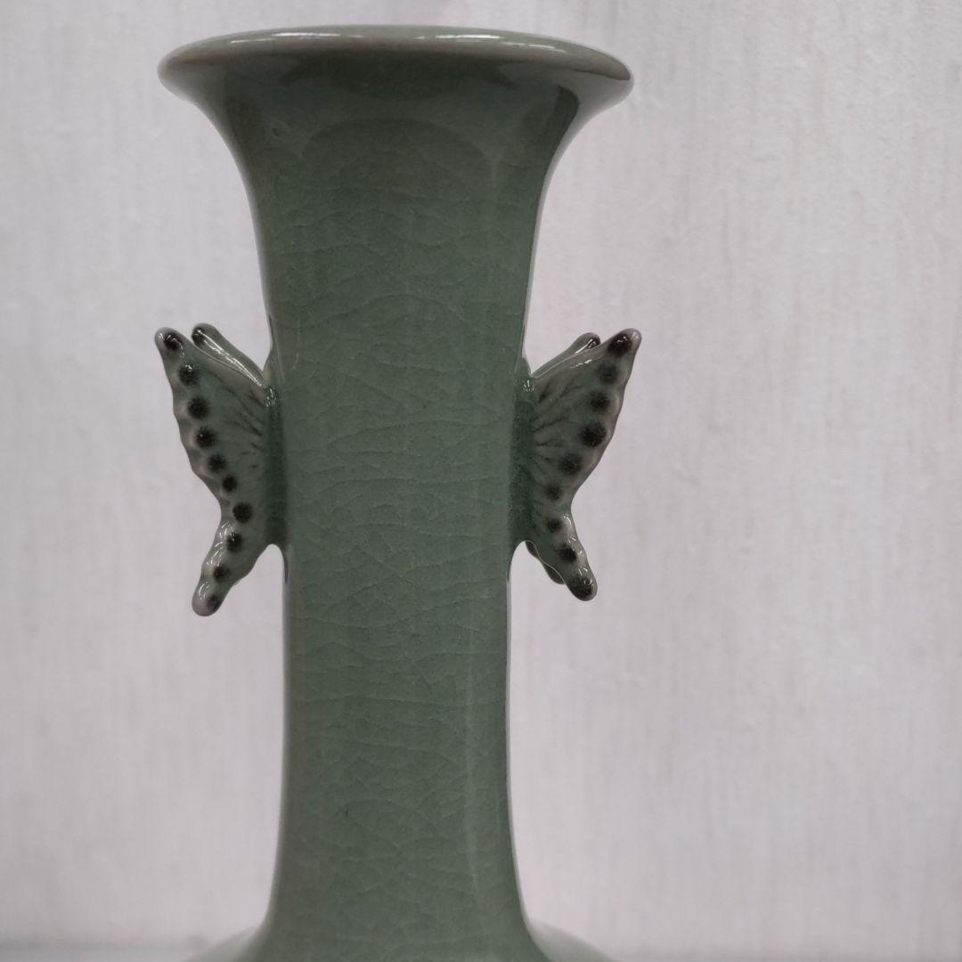 高麗青磁花瓶　海剛　D059