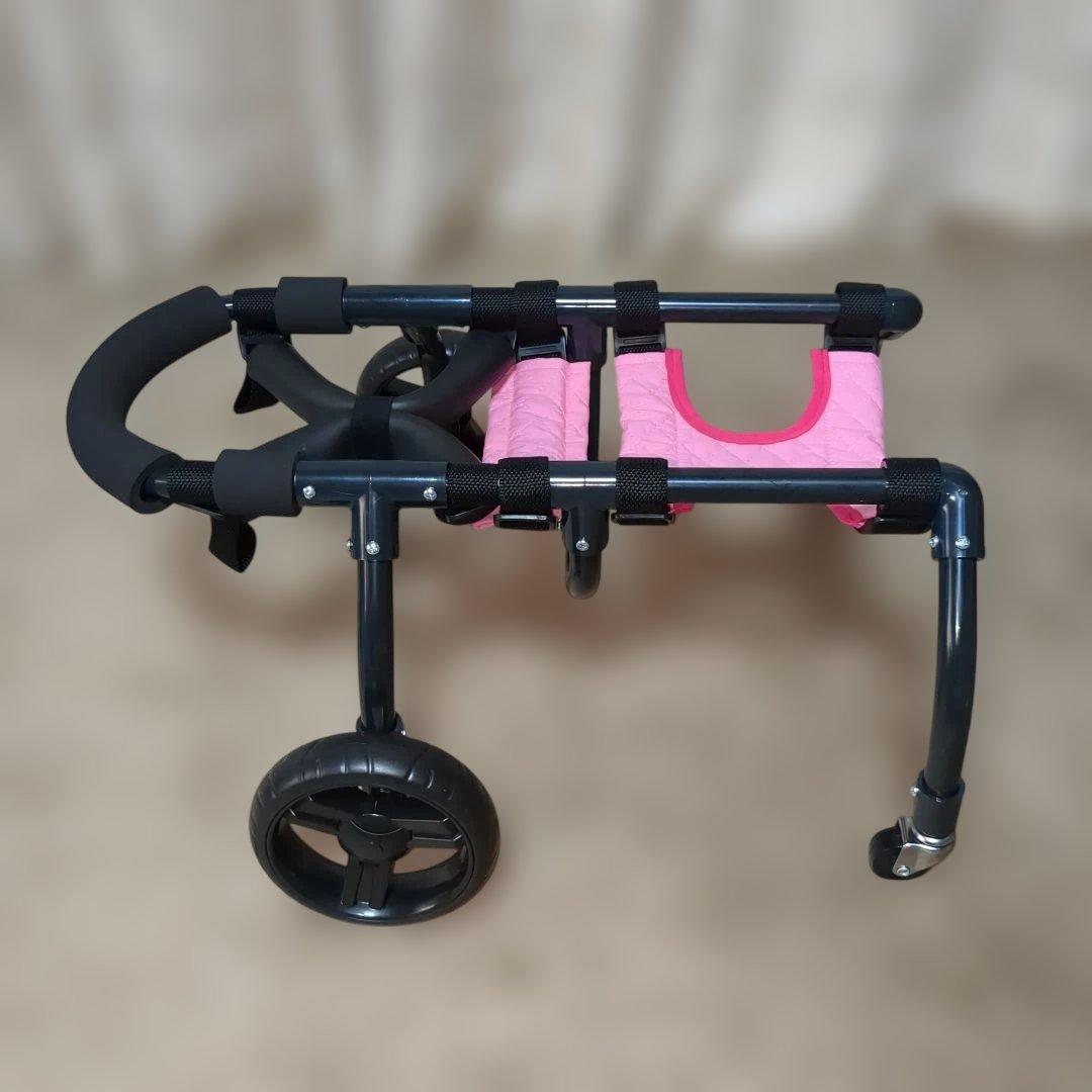 ワンちゃん4輪　リハビリ　食事補助　犬用車椅子　介護用品　犬の歩行器