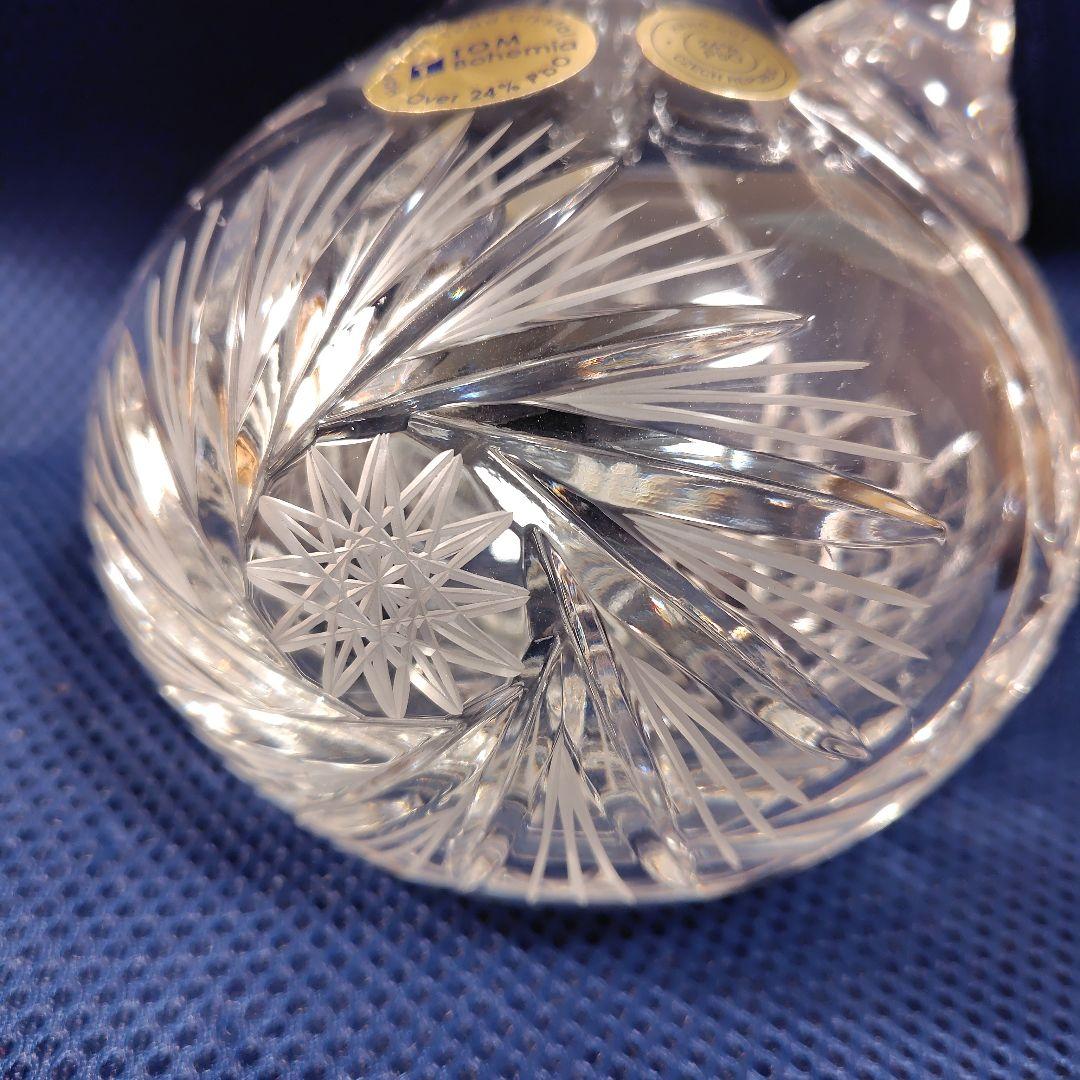 トムボヘミアンクリスタル TOM 水差し チェコ 食器 蓋付き