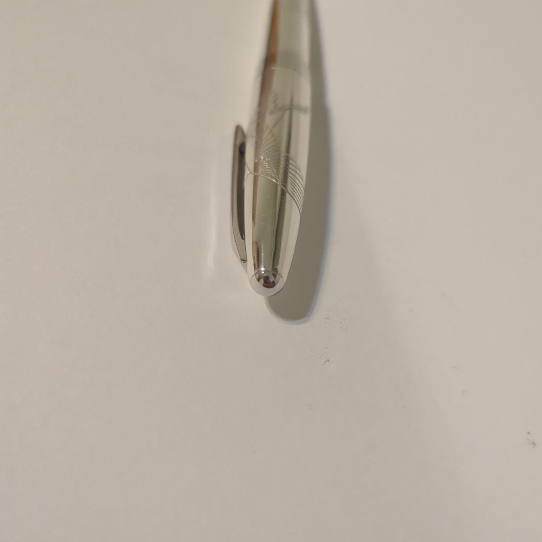 パイロット　シルバーン　鶴　硬　細字　18金750