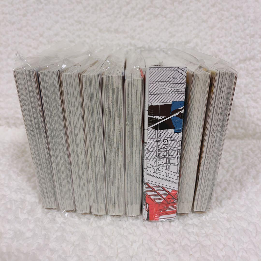 ギヴン　コミックス　漫画　1〜9巻　全巻セット　未読品　DVD付き