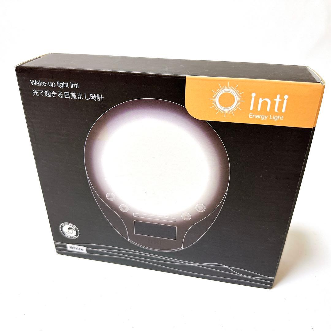 未使用 inti4s 光で起きる目覚まし時計 inti Energy Light