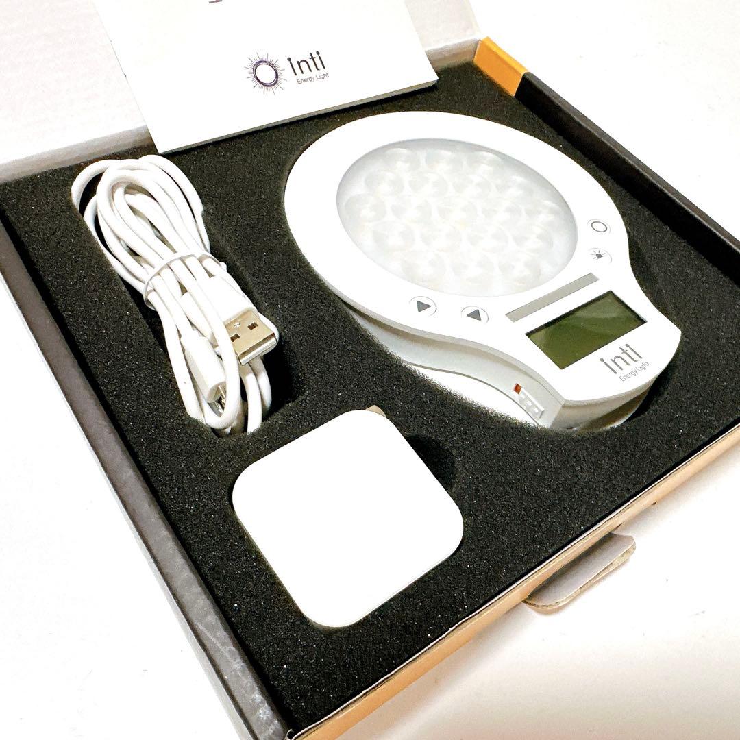 未使用 inti4s 光で起きる目覚まし時計 inti Energy Light