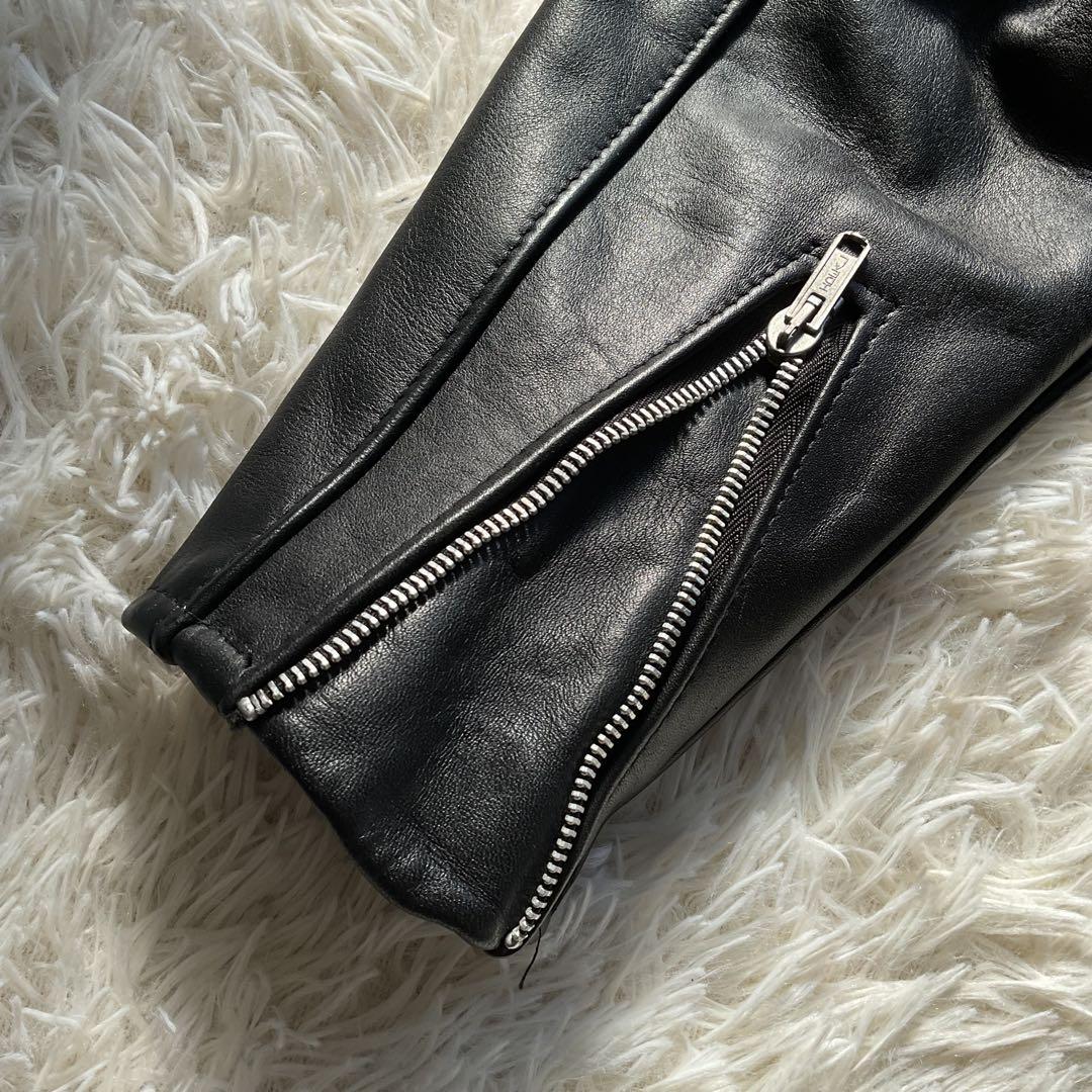 美品✨schott 642 レザージャケット　シングルライダース　USA製 40