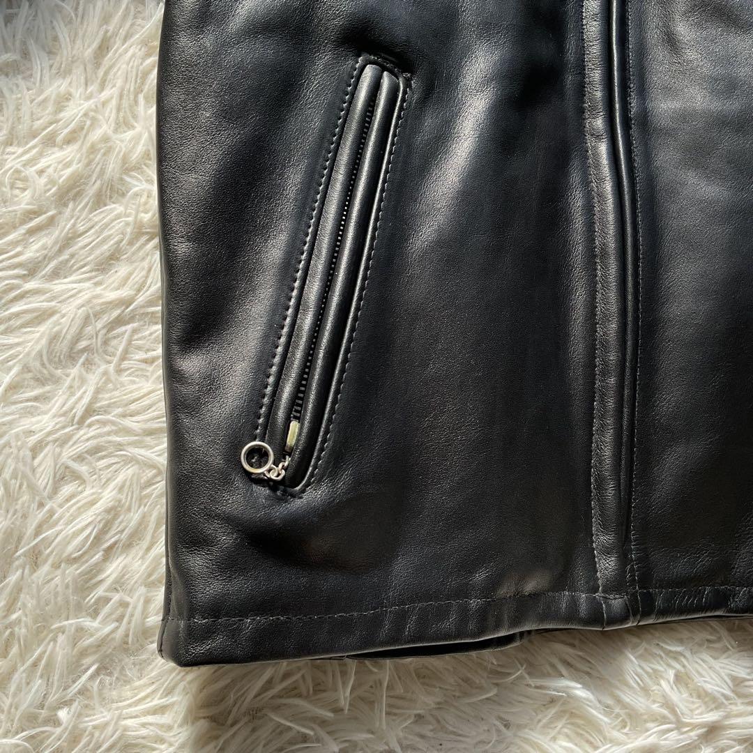 美品✨schott 642 レザージャケット　シングルライダース　USA製 40