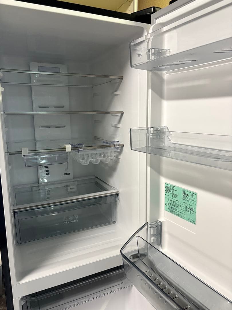 ハイアール　３ドア冷蔵庫　325ℓ　2023年　SLIMORE JR-CV34B