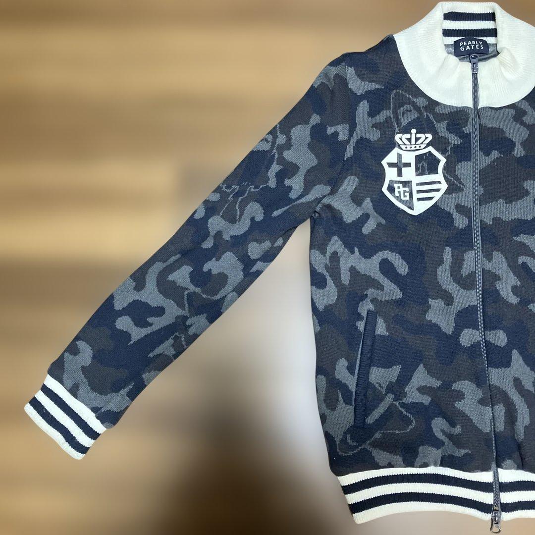 【匿名配送料込】PEARLY GATES ゴルフ　カモフラ柄　ブルゾン L