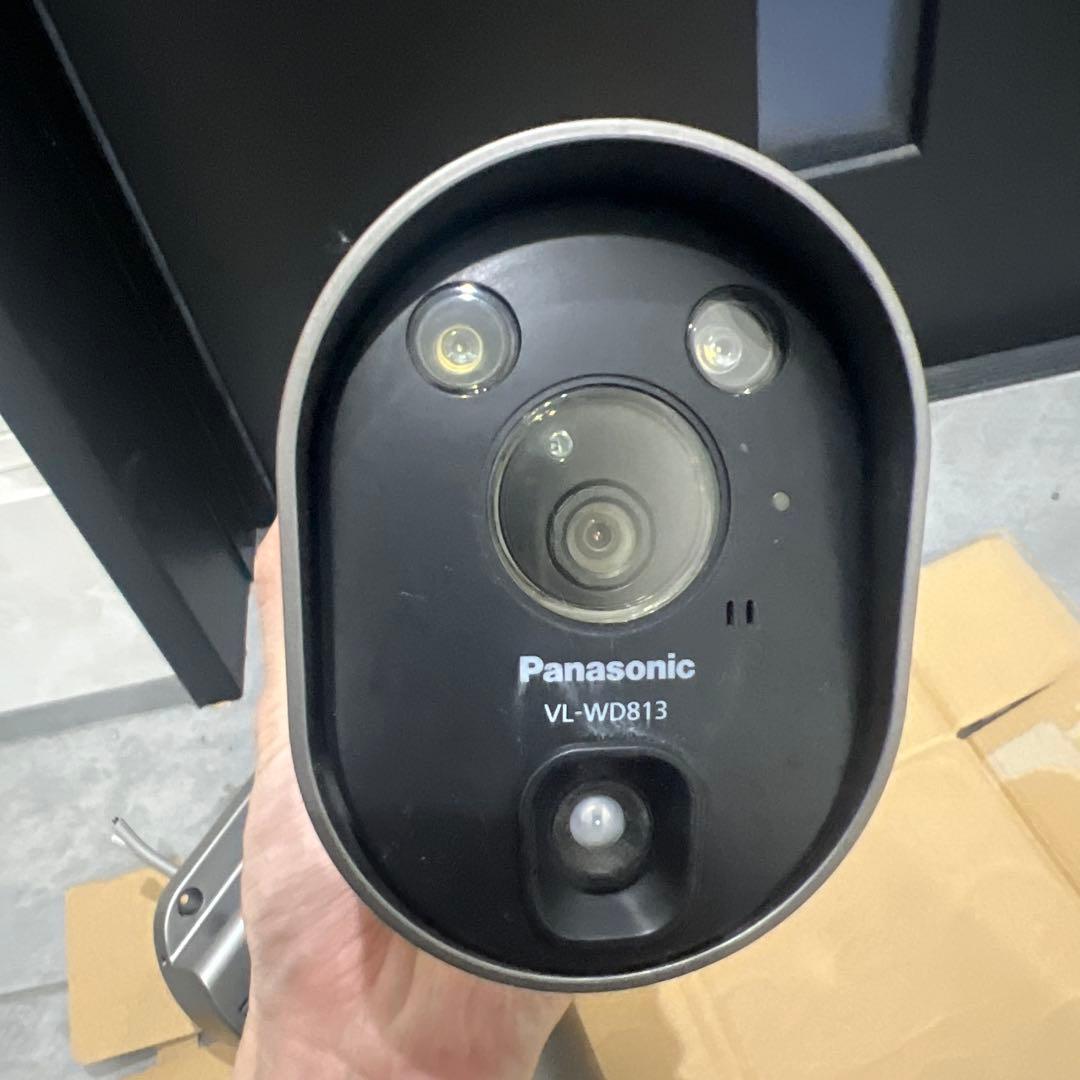 Panasonic ワイヤレス防犯カメラ　VL-WD813X 2台