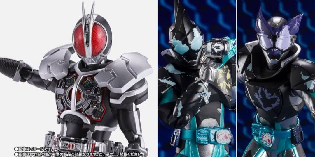 【新品】S.H.Figuarts 仮面ライダーファイズ アクセルフォーム&エビル