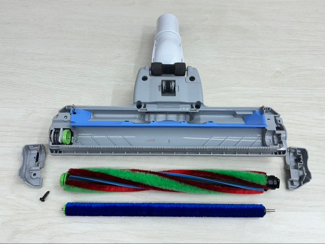 美品　動作保証　日立掃除機　D-AP47 白　ホワイト　回転ブラシ　ヘッド　中古