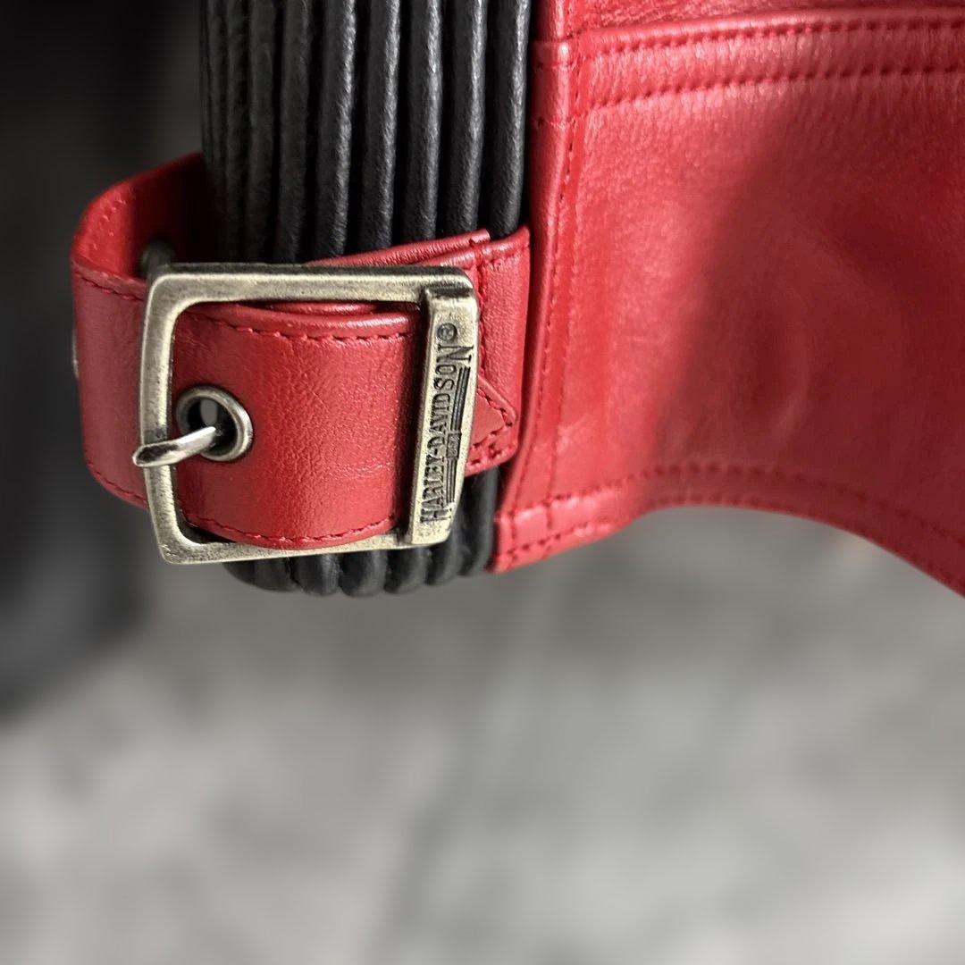 ハーレーダビッドソン ライダース 刺繍 ロゴ 中綿 キルティング ワッペン