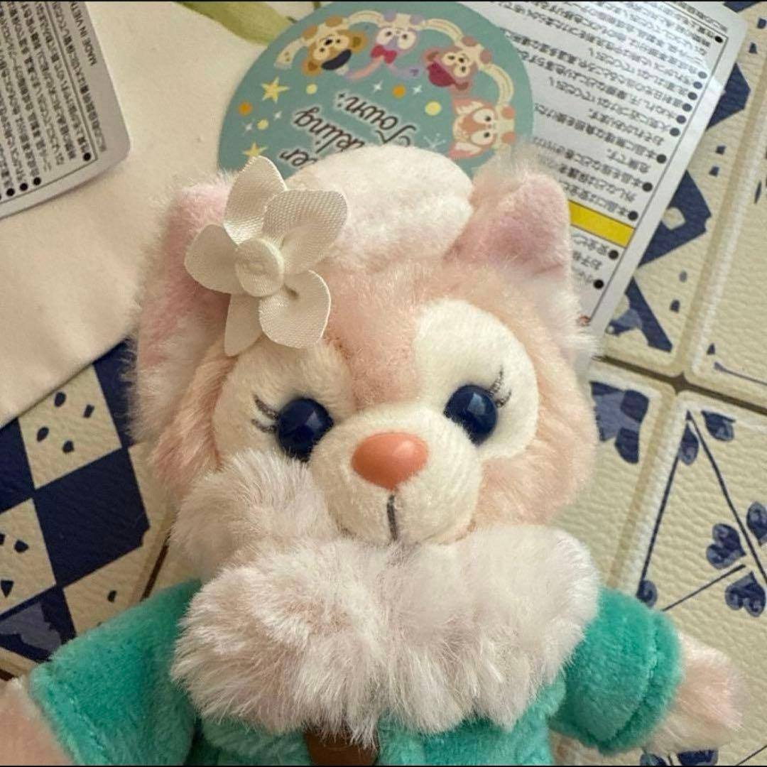 ダッフィー　シェリーメイ他　ぬいぐるみバッジ　ウィンタートゥインクリングタウン