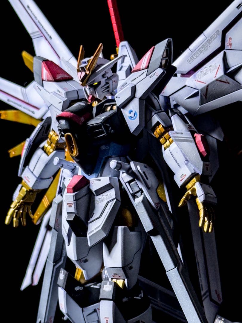 HG マイティーストライクフリーダムガンダム グラデーション塗装 塗装済み完成品