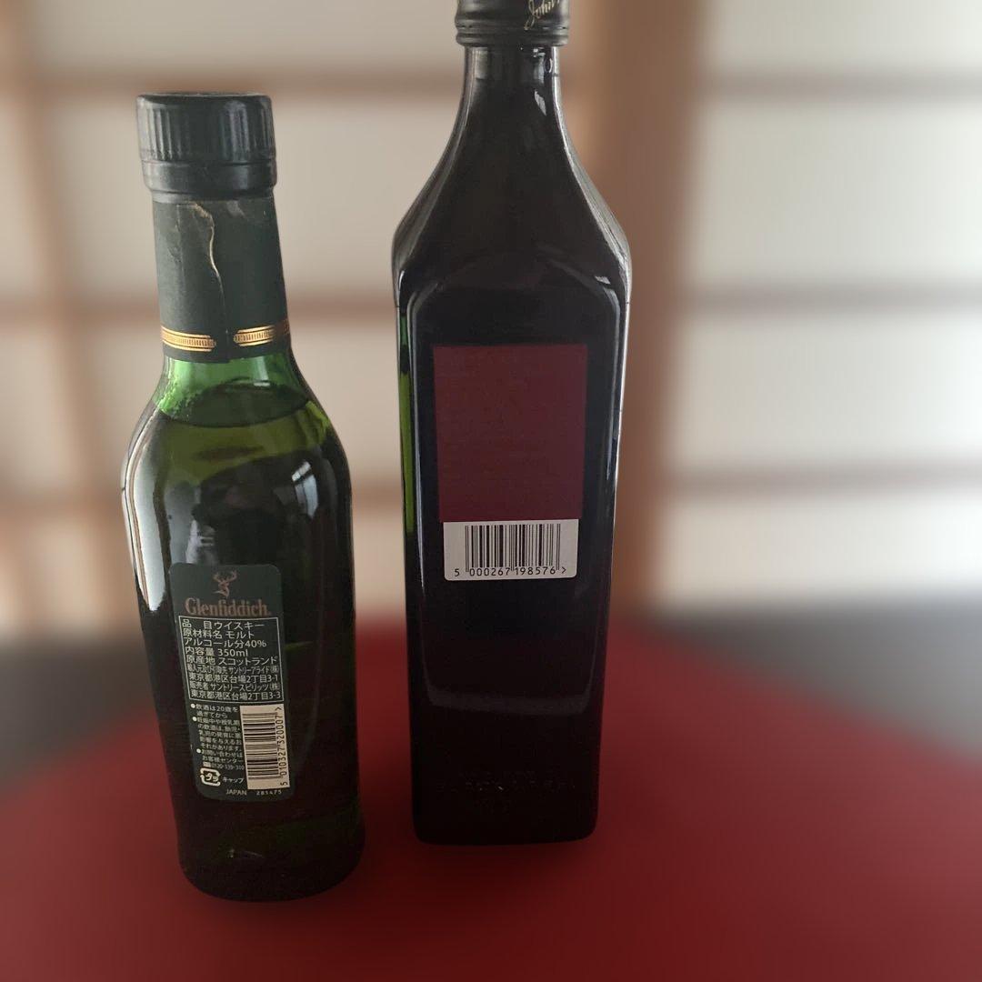 Glenfiddich12年 & JohnnieWalker BlackRuby