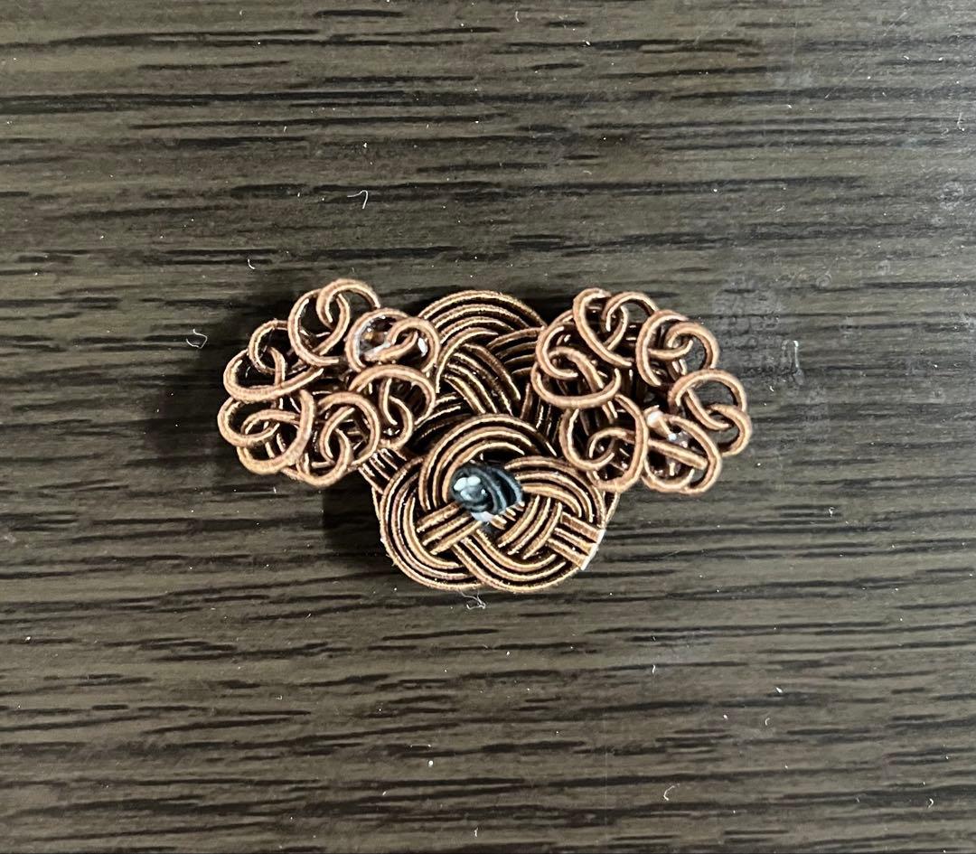 絹巻き水引パーツ 犬