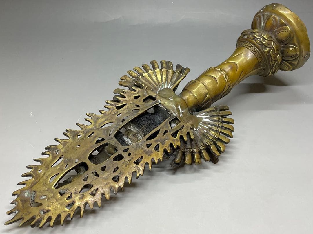 十一面千手千眼観世音菩薩　黄銅　病気平癒　災難除け　延命長寿　C2994