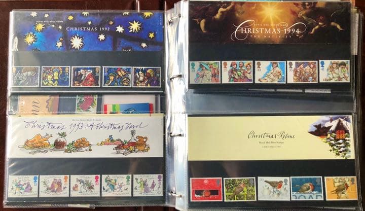 イギリス　記念切手コレクション