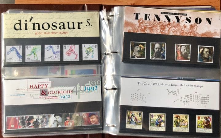 イギリス　記念切手コレクション