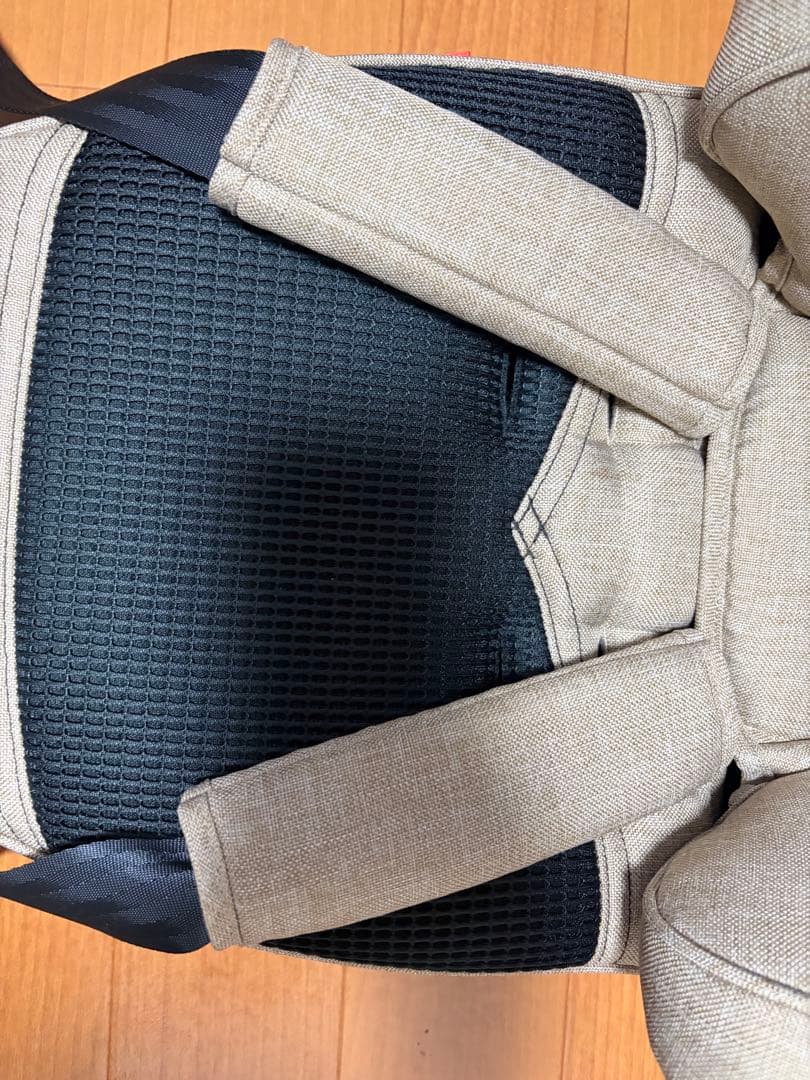 【美品】日本育児 トラベルベスト Evo サンドベージュ 収納袋付　①