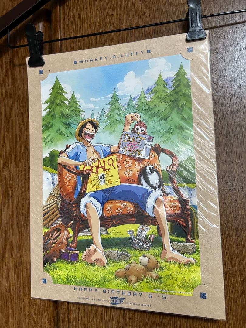 onepiece ワンピース ルフィ 限定 初期 ポートレート BIRTHDAY