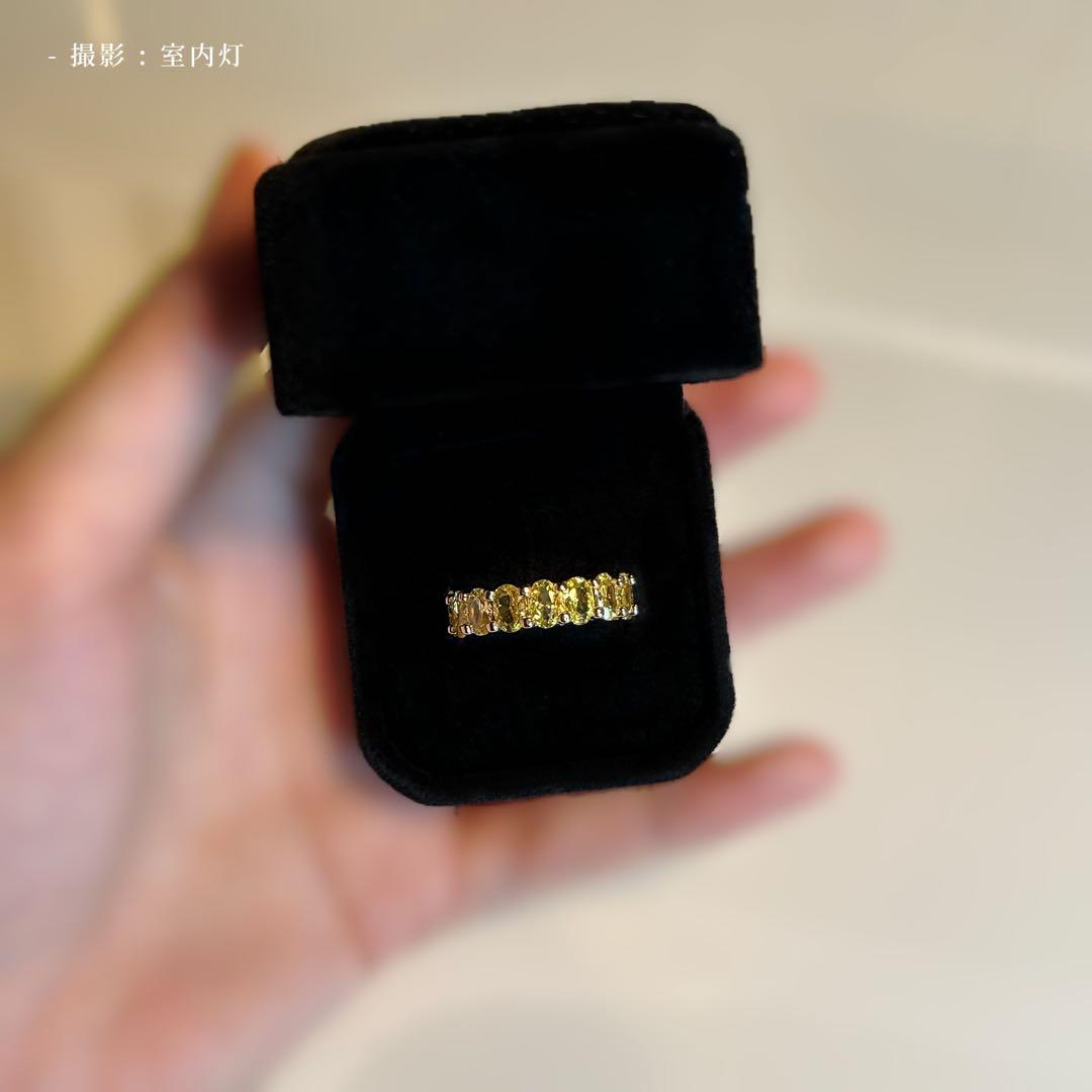 遺品整理　アンティーク　ヴィンテージ　フルエタニティ　イエローダイヤモンド