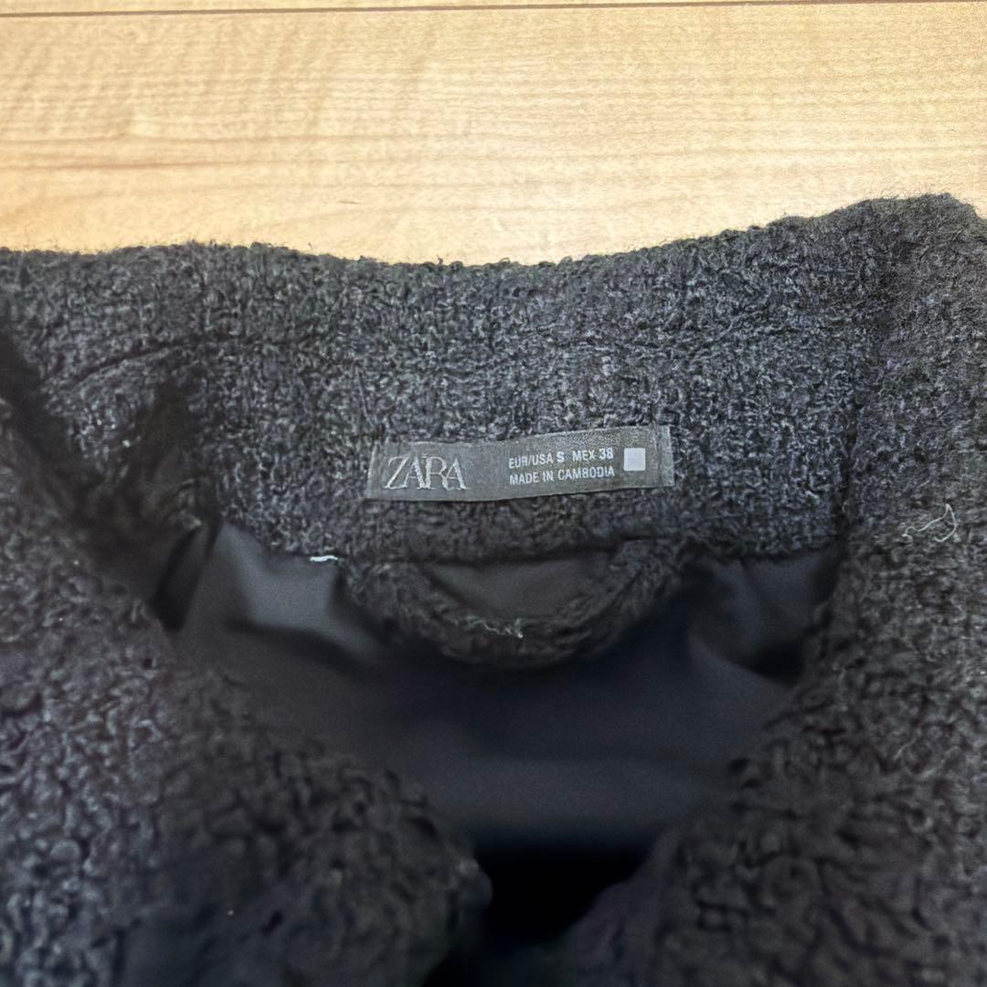 ZARA ザラ テクスチャードポケットシャツジャケット