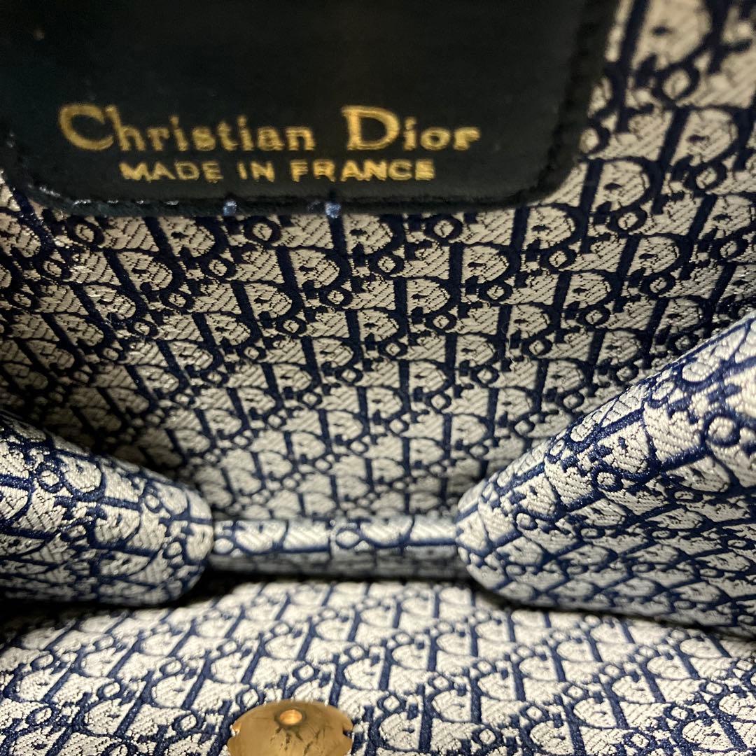 クリスチャンディオール ショルダーバッグ ネイビー ヴィンテージ レトロ