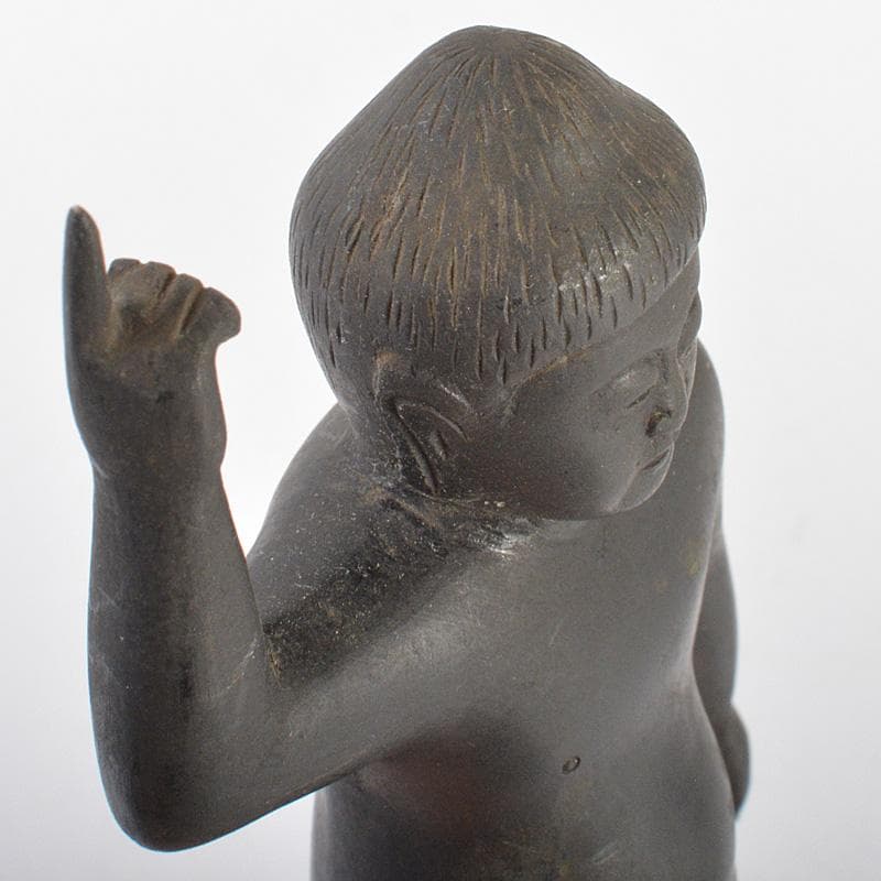 仏教美術　古銅　誕生仏　仏像　M　R6793