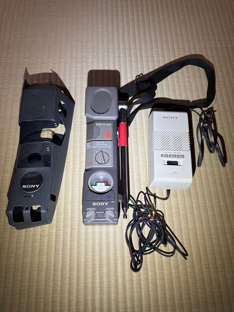 犬 SONY ICB-87Rトランシーバー カバー付きとアダプターセット
