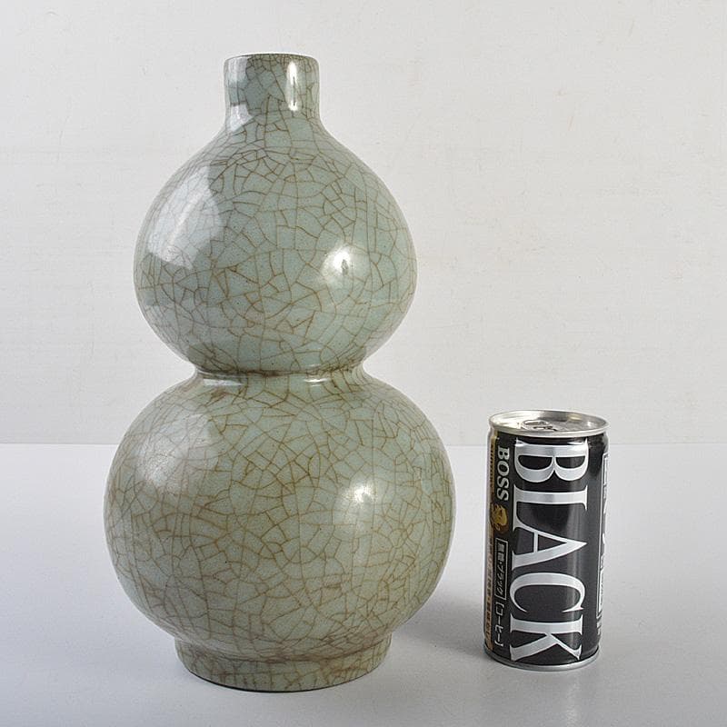 中国　哥釉　葫蘆瓶　V　R6927E