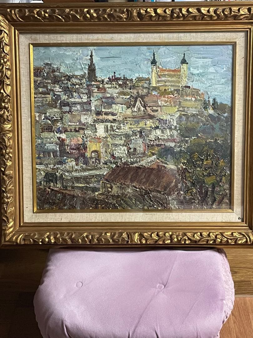 松本孝之画伯　油絵　トレド【スペイン】