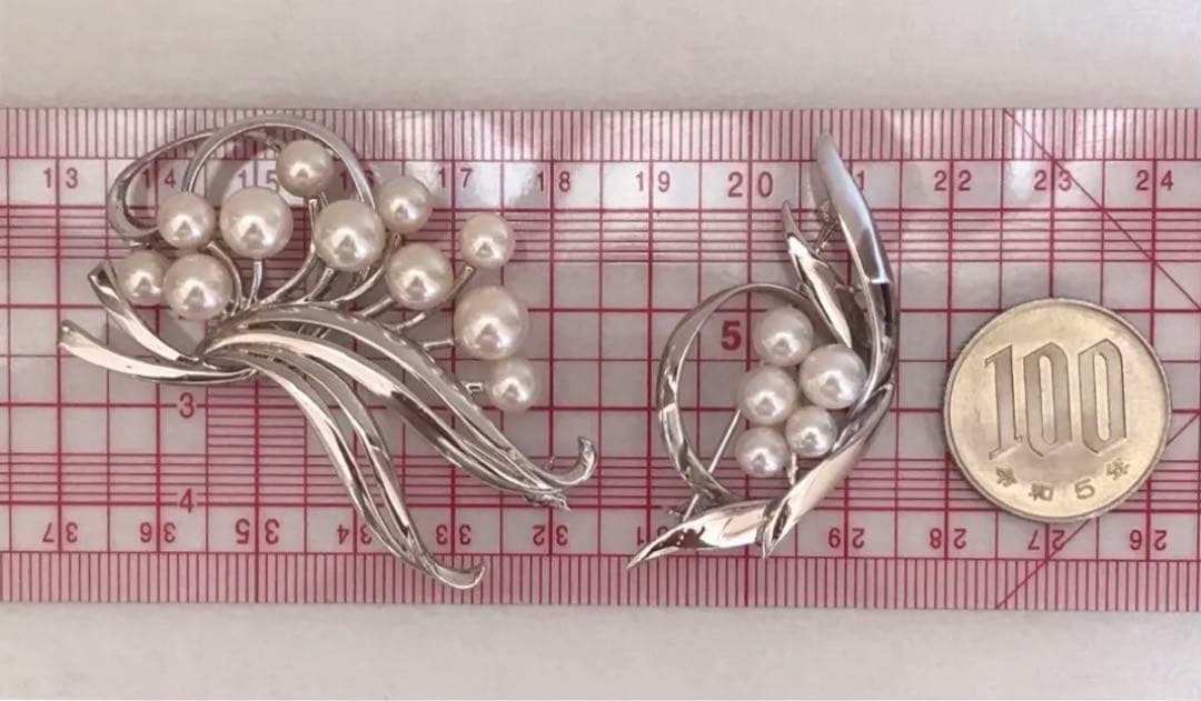 【特価！】MIKIMOTO 華やか　ゴージャス　AKOYA ブローチ
